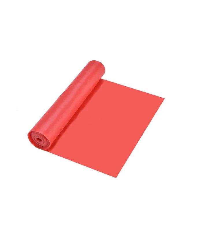Élastique de résistance en latex rouge - Bande élastique parfaite pour l'entraînement musculaire, la mobilité et la rééducation.