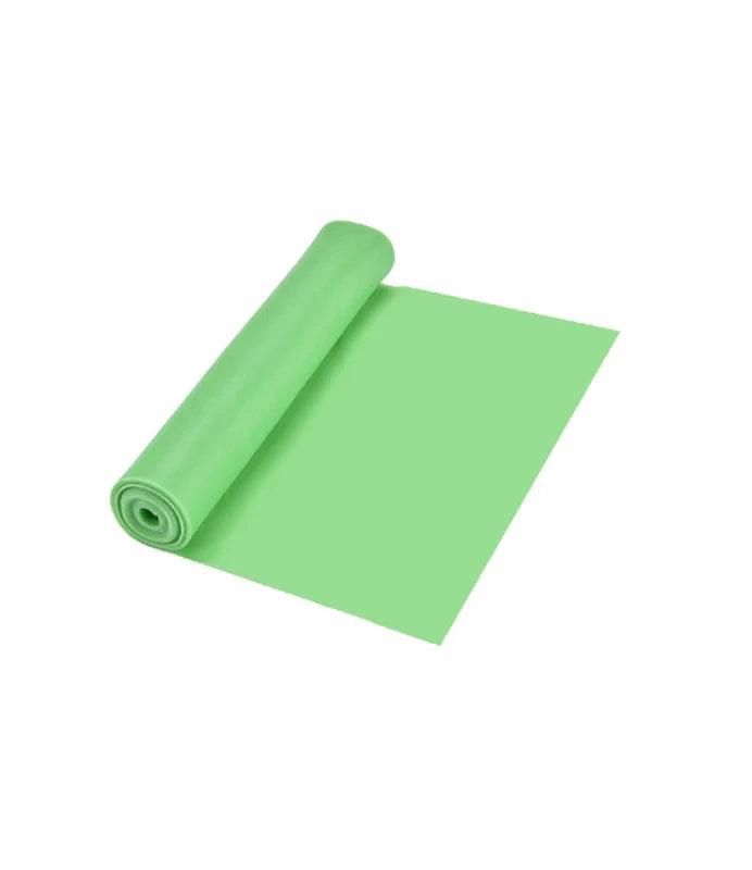 Élastique de résistance en latex vert - Bande élastique idéale pour l'entraînement, la rééducation et le stretching.